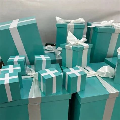 Cardboard Tiffany Blue Box at Rs 800/piece in Noida | ID: 2853276893055