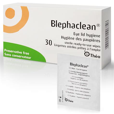 BlephaClean Lid Wipes - Gentle, Sterile Ready-to-Use for Daily Lid Care ...