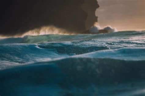 Free Stock Photo Of Man Riding Surfboard On Top Of Wave In Ocean