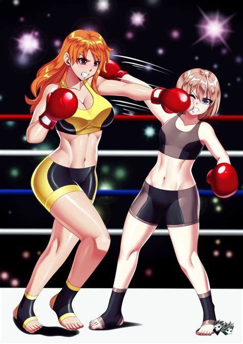 Boxing Match: Nami vs Blanc by Lionfranky on DeviantArt