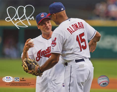 Omar Vizquel Signed Indians X Photo Psa Coa Pristine Auction