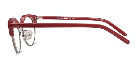 Annabel Browline Red Glasses For Women Eyebuydirect