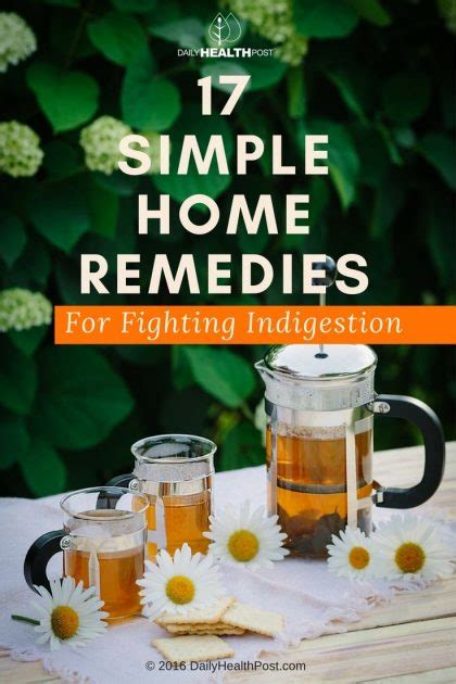 17 Natural Home Remedies For Indigestion