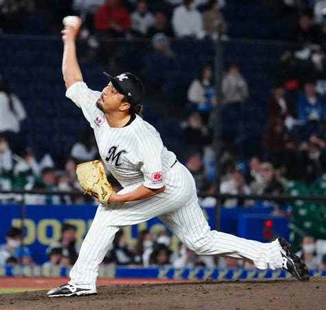 ＜ロ・日＞8回から登板したロッテ・沢村（撮影・長久保 豊） ― スポニチ Sponichi Annex 野球