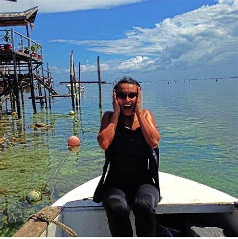 SEXY MODELS EXPOSED Malay Model Actress Nabila Huda Hot Bikini Mabul