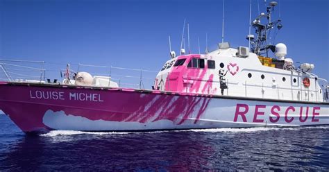 Banksy Funded A Refugee Rescue Boat In The Mediterranean Artsy