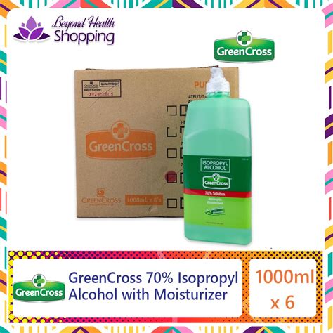 Wholesale GreenCross 70 Isopropyl Alcohol With Moisturizers 1000ml X