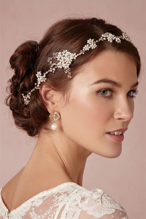 Bhldn Aster Halo Wedding Hairstyles Headpiece Wedding Hair