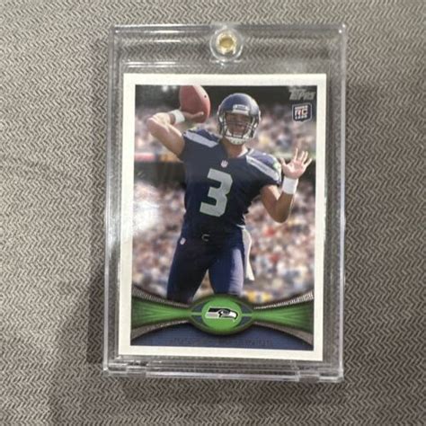 RUSSELL WILSON NFL Seattle Seahawks 2012 Topps Base Set RC Rookie 165