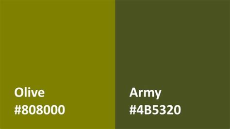 Detail Contoh Warna Hijau Army Koleksi Nomer