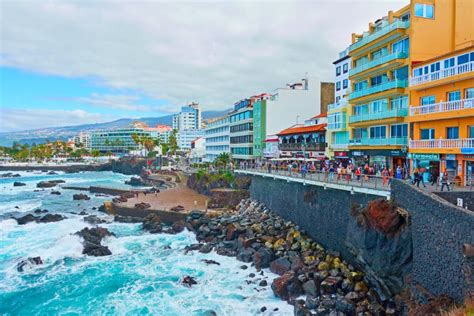 Puerto De La Cruz In Tenerife Editorial Photo Image Of View Tourist