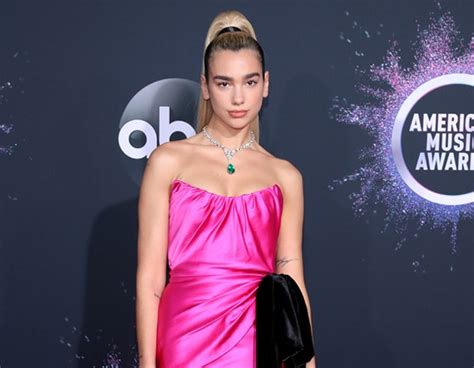 Dua Lipa From La Alfombra Roja De Los American Music Awards 2019 E News