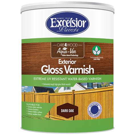 Aqua Var Water Based Exterior Gloss Varnish Excelsior Paints