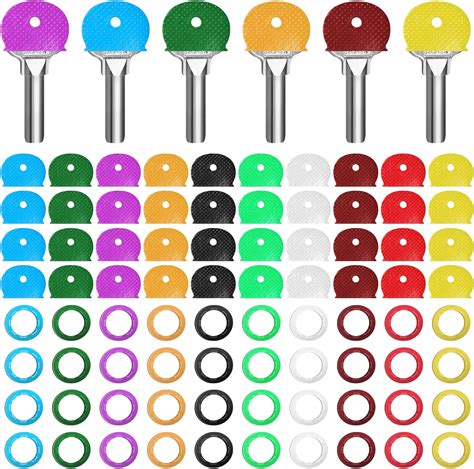 Amazon 240 Pieces Colors Key Caps Covers Set Bulk Key Tags With