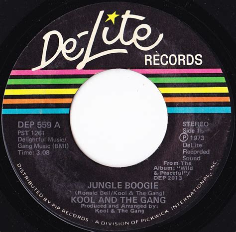 Kool And The Gang* - Jungle Boogie (1973, Vinyl) | Discogs