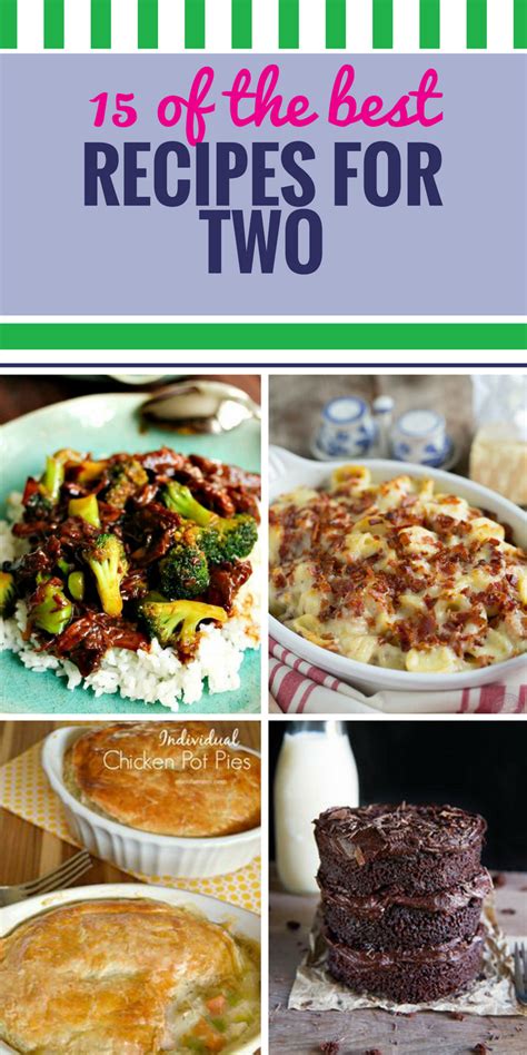 15 Recipes for Two - My Life and Kids