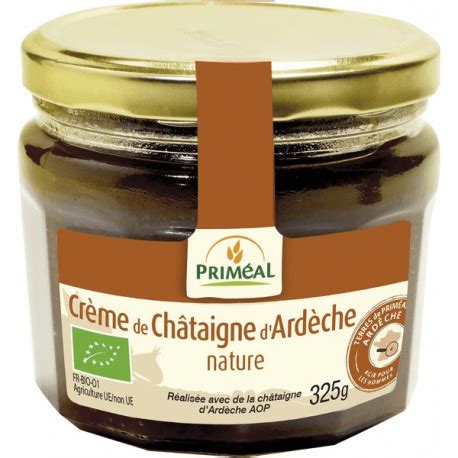 CREME DE CHATAIGNE NATURE 325G PRIMEAL Acheter Sur EtiketBio Eu