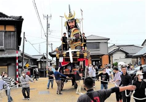 福井県 勇壮山車「渡り初め」 区民6基披露 坂井・三国祭｜北陸新幹線で行こう！北陸・信越観光ナビ