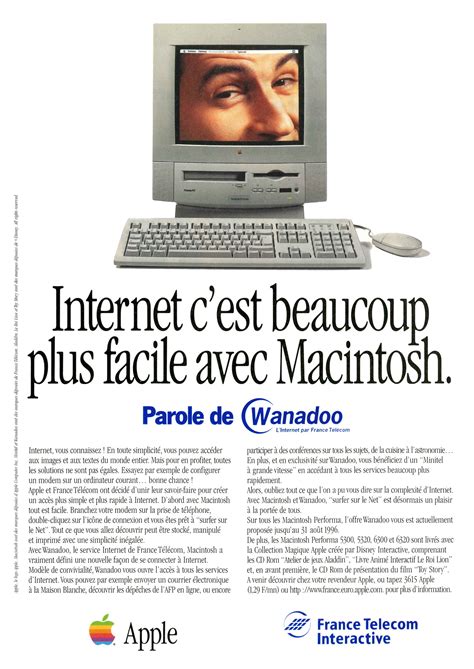 Publicité Avec Facile Plus Internet Cest Beaucoup Macintosh Les