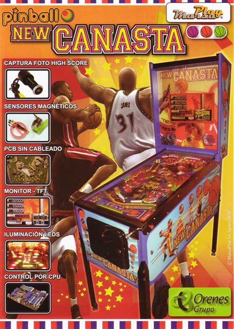 New Canasta MarsaPlay Pinball Spain The Arcade Flyer Archive