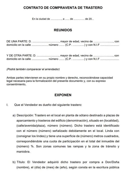 Top 93 Imagen Modelo De Contrato De Compraventa Entre Particulares