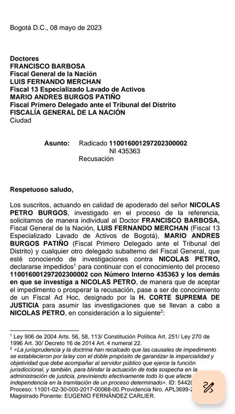 Melquisedec Torres on Twitter Atención Defensores de Nicolás Petro