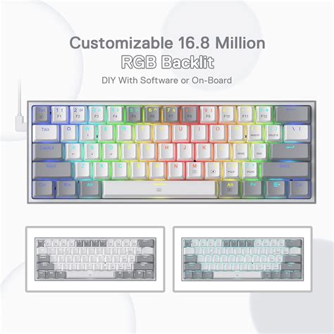 redragon  fizz  wired rgb gaming keyboard user manual