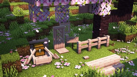 Cherry Wood Planks Minecraft How To Build A Cherry Wood Mansion In