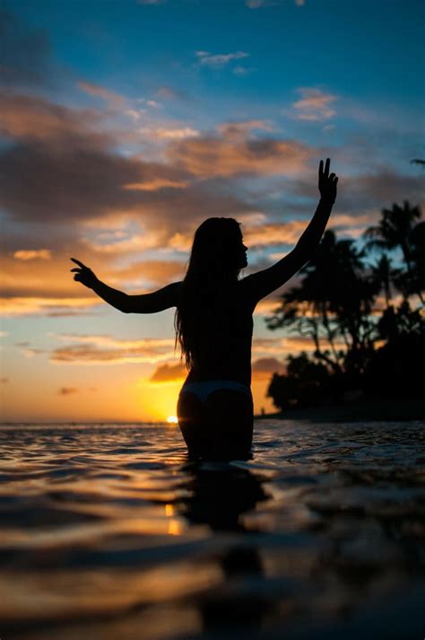 Sunset Hawaii Waterfalls Love - waterfallslove