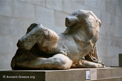 British Museum Parthenon West Pediment A River God Ilissos