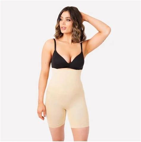 Women S High Waist Shapewear With Anti Rolling Strip Tummy Control