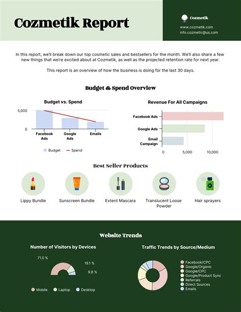 Celtic Data Report Template - Venngage