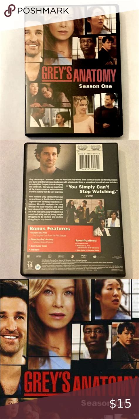 Greys Anatomy Season One Complete First Season 1 Greys Anatomy Greys Anatomy Season Anatomy