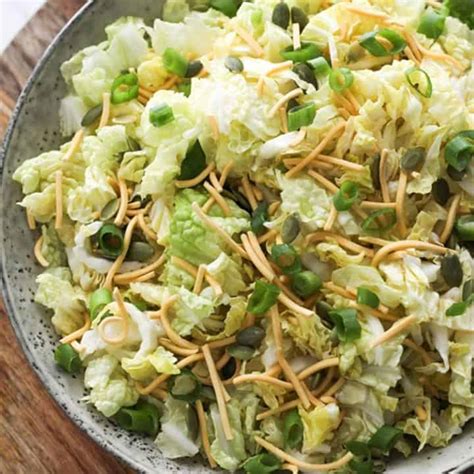 Cabbage and Crunchy Noodle Salad - Cook it Real Good