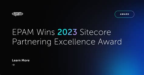 EPAM Wins 2023 Sitecore Partnering Excellence Award EPAM