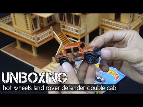 Unboxing Land Rover Defender Double Cab Hot Wheels Youtube