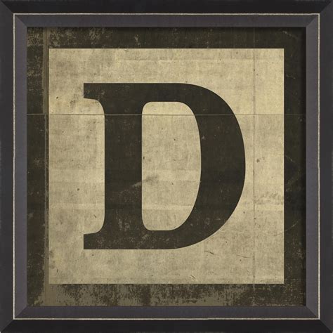 Bc Small Black Letter Block D Spicher And Company