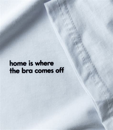 Home Is Where The Bra Comes Off Crop Top Hay Aksi Şeytan