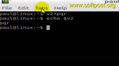 How To Create A Local Variable Example In Linux Youtube