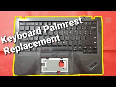 Thinkpad X Carbon Gen Keyboard Palmrest Replacement Lenovo Laptop