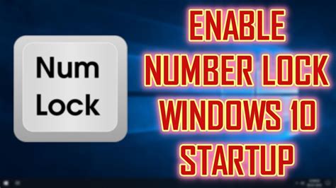 Enable Num Lock On Startup 1 Minute Tips Windows 10 Tips And Tricks