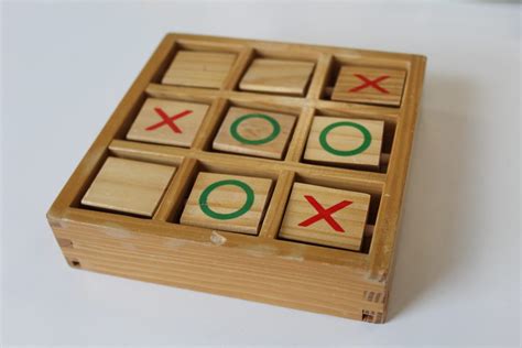 Mathematical Objects Noughts And Crosses Tic Tac Toe Board The