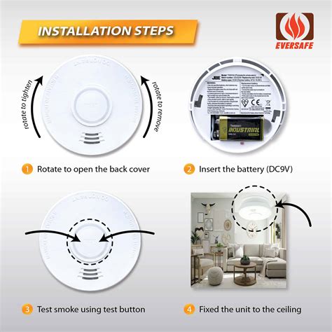 Eversafe Photoelectric Smoke Alarm Detector Tss A Eversafe