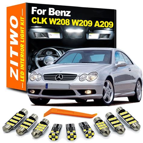 Zitwo Led Interior Reading Map Dome Light Kit For Mercedes Benz Clk