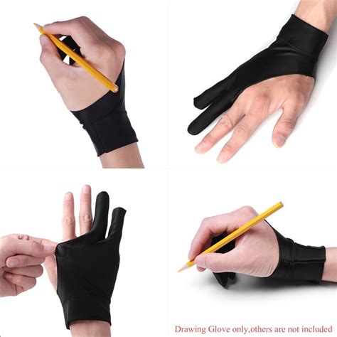 1 шт. перчатки для рисования с двумя пальцамиСтержни ручек | Gloves ...