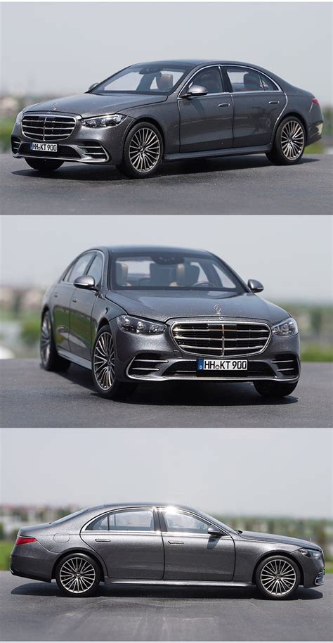 Original Factory 118 Norev Benz S600 Amg W223 2021 Diecast Alloy Car Classic Models Wholesale