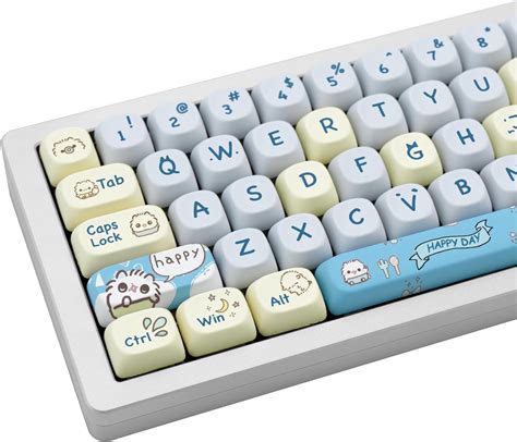 Amazon Jolintal Blue Keycaps Moa Profile Keycaps Set Keys