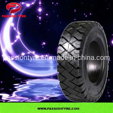 Forklift Solid Tire 10 00 20 11 00 20 Non Marking Industrial Rubber