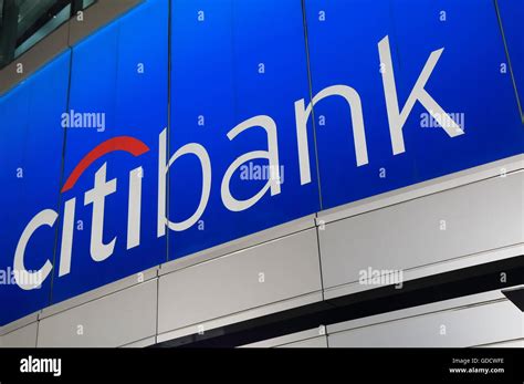 Citibank Logo Stock Photo Alamy