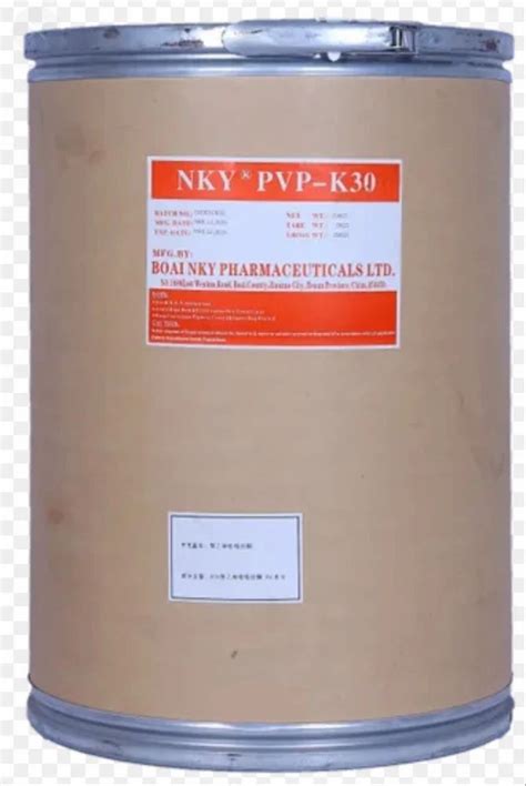 Powder Pvpk Polyvinyl Pyrrolidone Packaging Size Kg Packaging